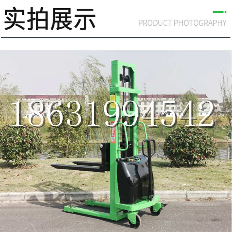 龙陵县电动叉车堆高车液压铲车电瓶1吨2吨站驾步行式小型全自动叉车